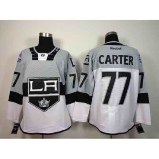NHL Los Angeles Kings #77 carter stadium white-grey jerseys